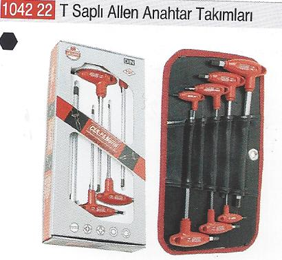 TORX T ALLEN ANAHTAR TK. 5'LI